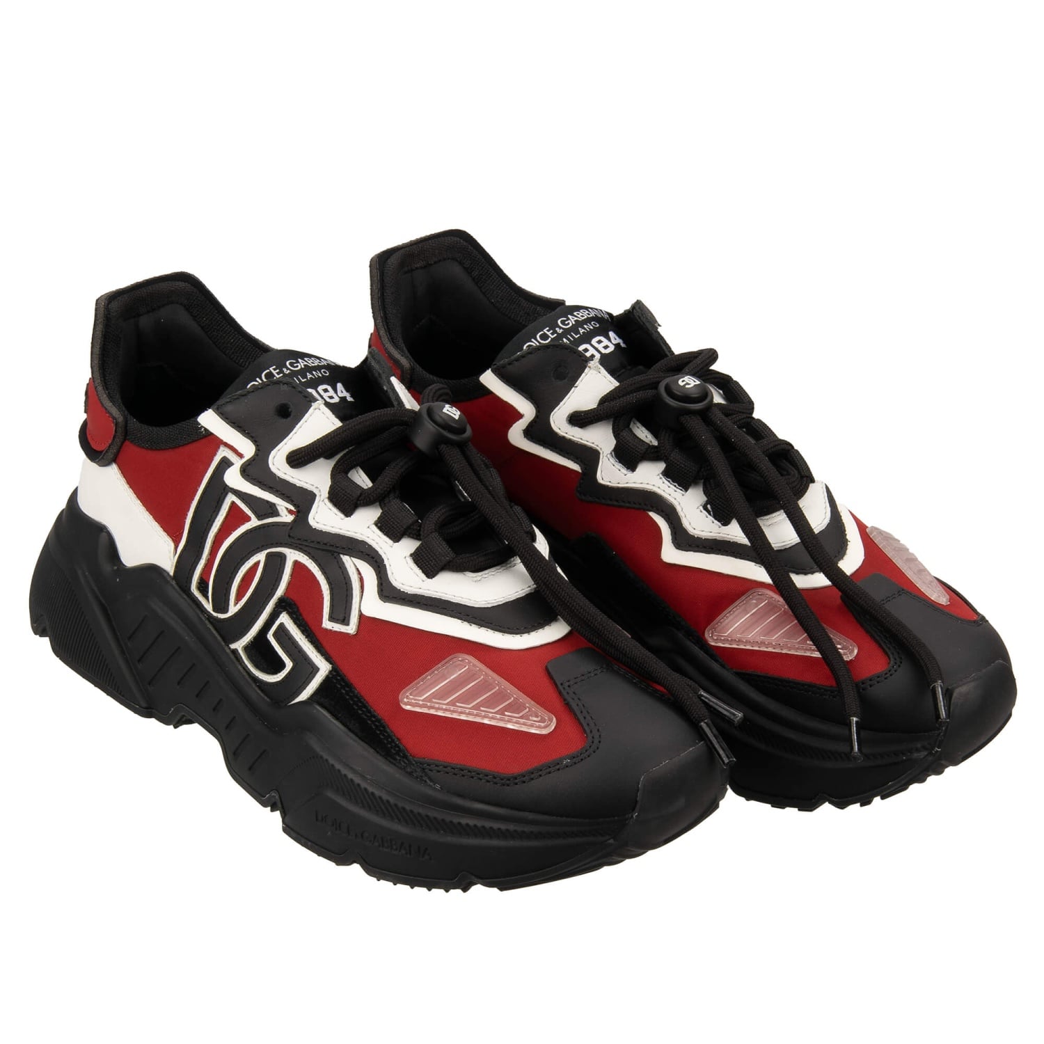 DOLCE & GABBANA DG Logo Low-Top Leather Sneaker Shoes DAYMASTER